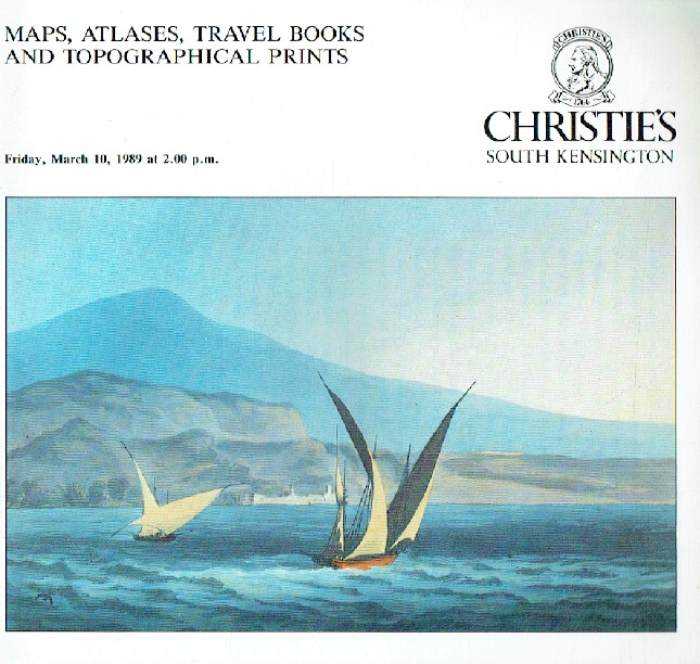 Christies March 1989 Maps, Atlases, Travel Books & Topographical Prints