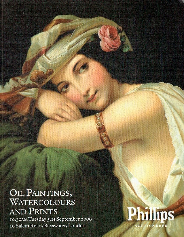 Phillips September 2000 Oil Paintings, Watercolours & Prints