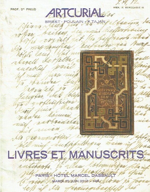 Artcurial June 2010 Books & Manuscripts - Click Image to Close