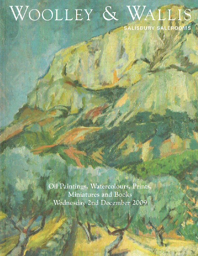 Woolley & Wallis December 2009 Oil Paintings, Watercolours, Prints, Miniatures &