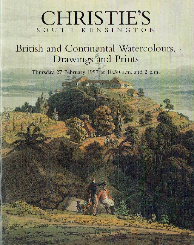 Christies February 1997 British & Continental Watercolours, Drawings and Prints