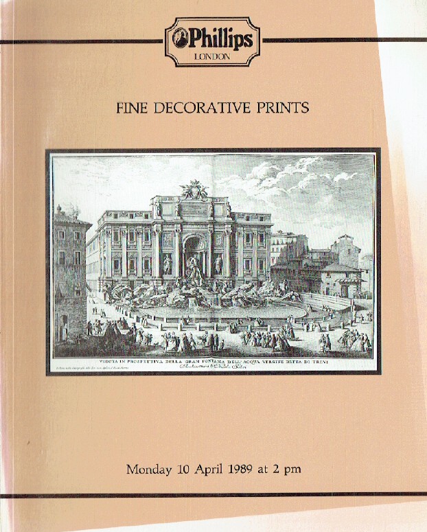 Phillips April 1989 Fine Decorative Prints