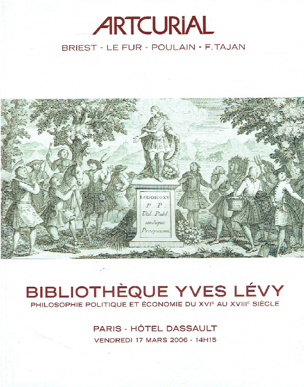 Artcurial March 2006 Politics & Economics from 16th - 18th C - Yves Levy Library - Click Image to Close