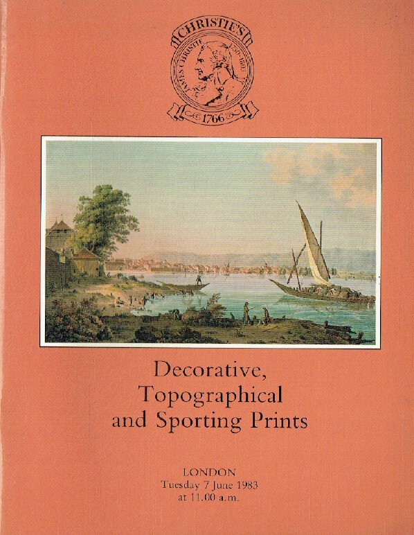 Christies June 1983 Decorative, Topographical Sporting & Prints