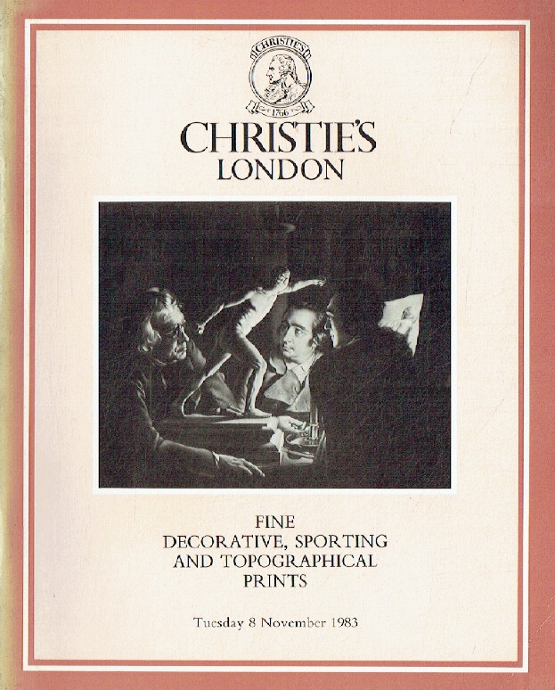 Christies November 1983 Fine Decorative, Sporting & Topographical Prints