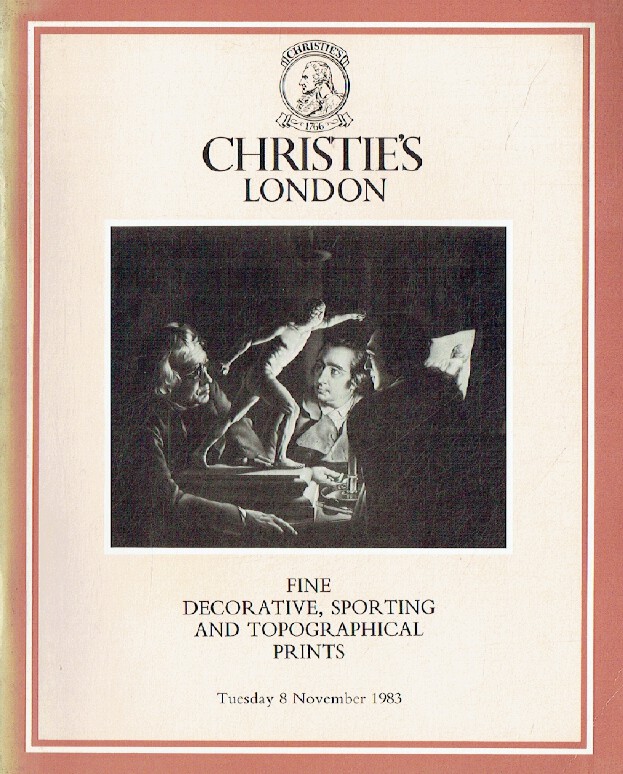 Christies November 1983 Fine Decorative, Sporting & Topographical Prints