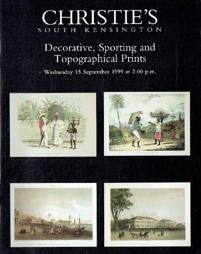 Christies September 1999 Decorative, Sporting & Topographical Prints