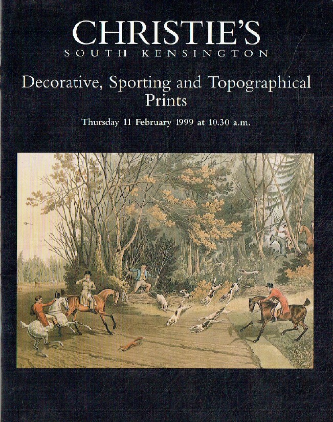 Christies February 1999 Decorative, Sporting & Topographical Prints