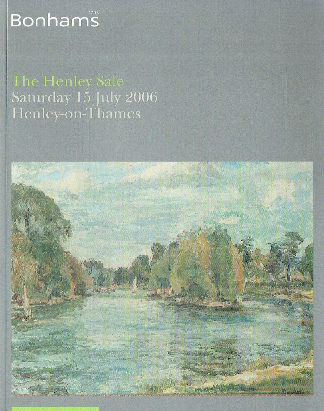 Bonhams July 2006 Fishing, Marine Rowing, Rivercraft, WOA & Paintings