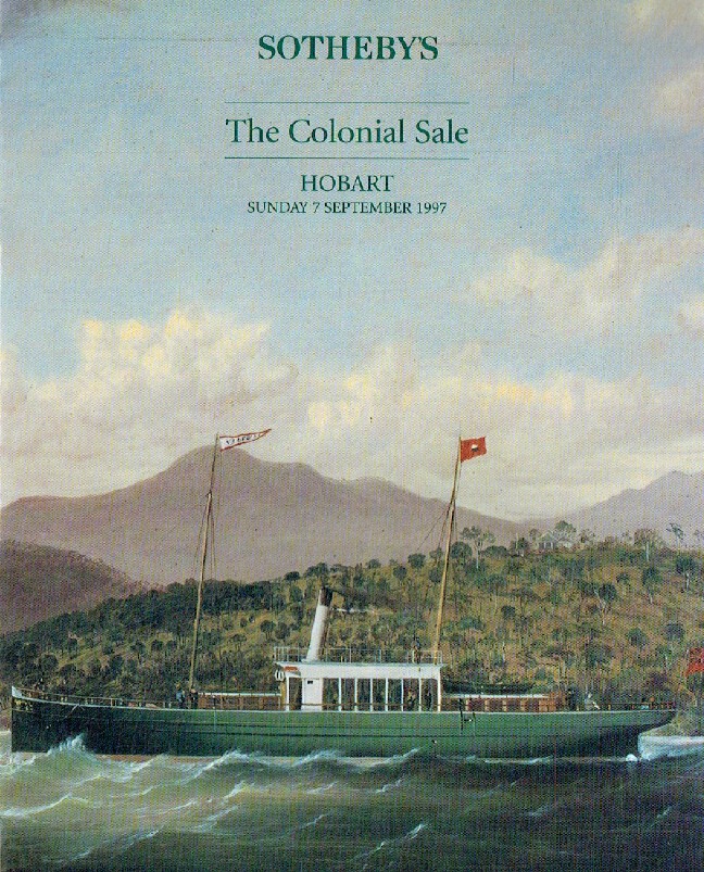 Sothebys September 1997 Colonial Paintings, Furniture & Works of Art