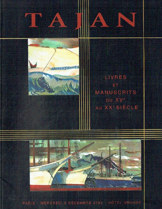Tajan December 2004 Books & Manuscripts from 15th to 20th Century