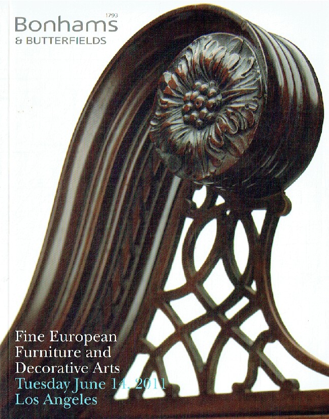 Bonhams June 2011 Fine European Furniture & Decorative Arts
