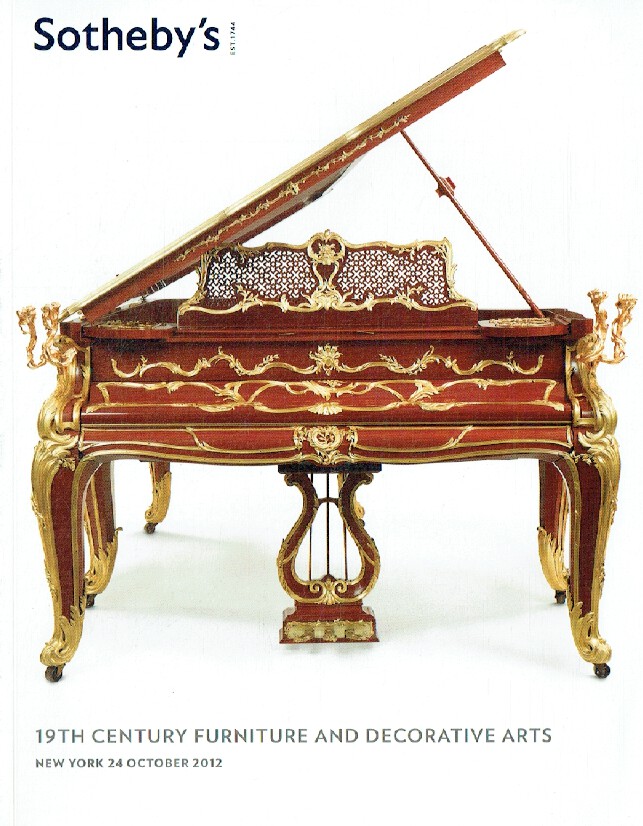 Sothebys October 2012 19th Century Furniture & Decorative Arts