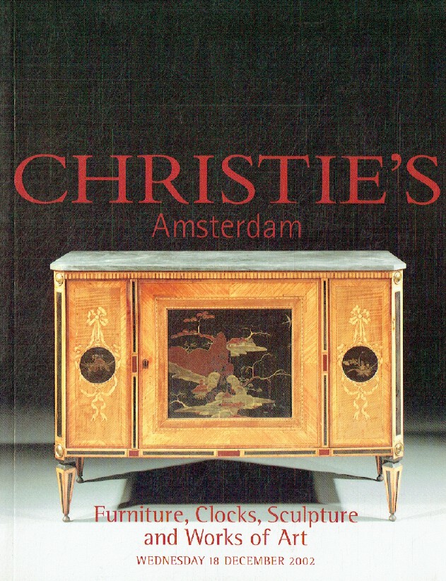 Christies December 2002 Furniture, Clocks, Sculpture & Works of Art