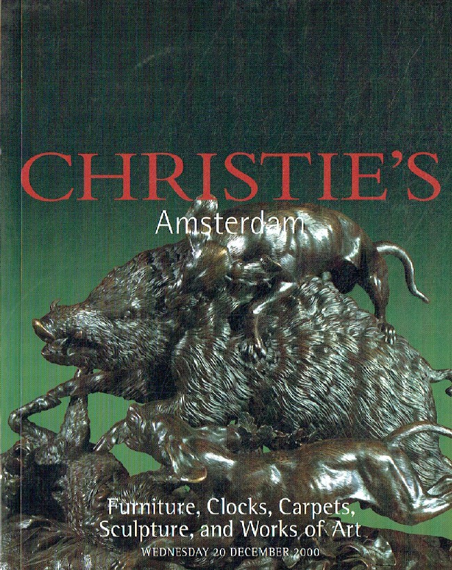 Christies December 2000 Furniture, Clocks, Sculpture & Works of Art