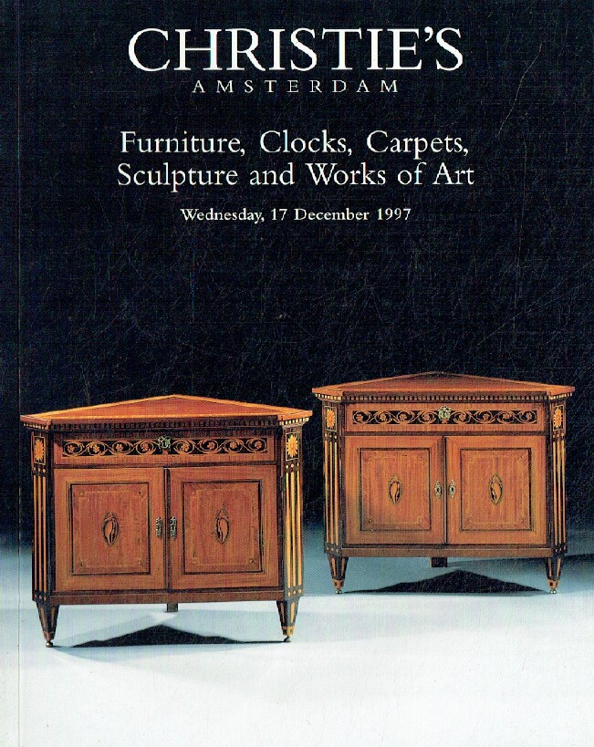 Christies December 1997 Furniture, Clocks, Carpets, Sculpture & Works of Art