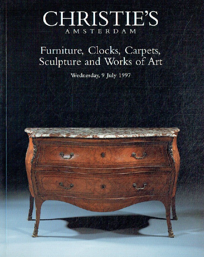 Christies July 1997 Furniture, Clocks, Carpets, Sculpture & Works of Art