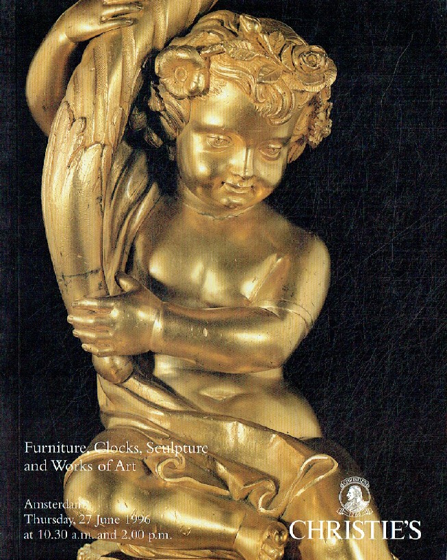 Christies June 1996 Furniture, Clocks, Sculpture & Works of Art - Click Image to Close