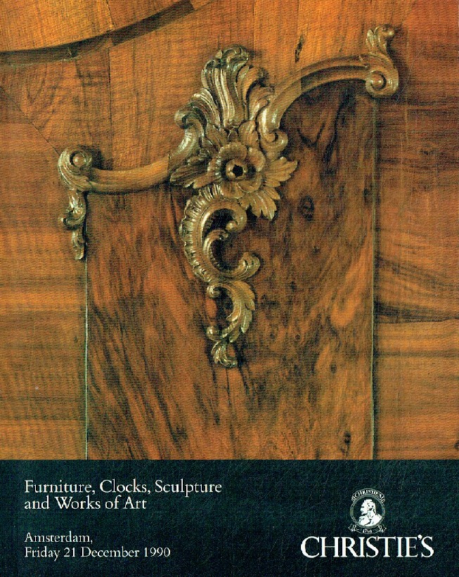 Christies December 1990 Furniture, Clocks, Sculpture & Works of Art - Click Image to Close