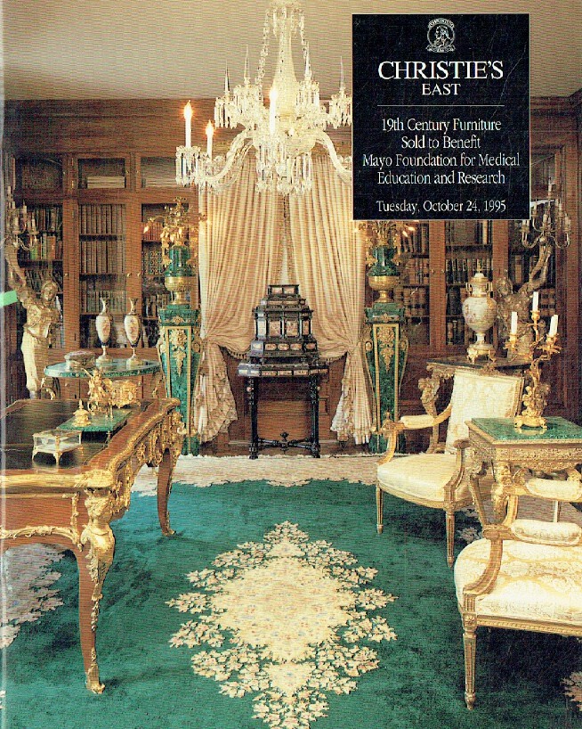 Christies October 1995 19th Century Furniture Sold to Benefit Mayo Foundation Fo