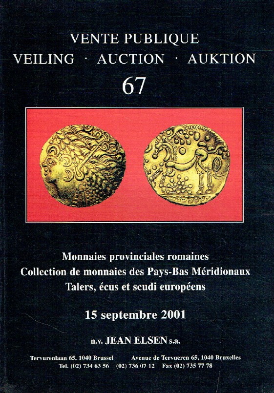 Jean Elsen September 2001 Roman Provincial Coins Collection of Netherlands