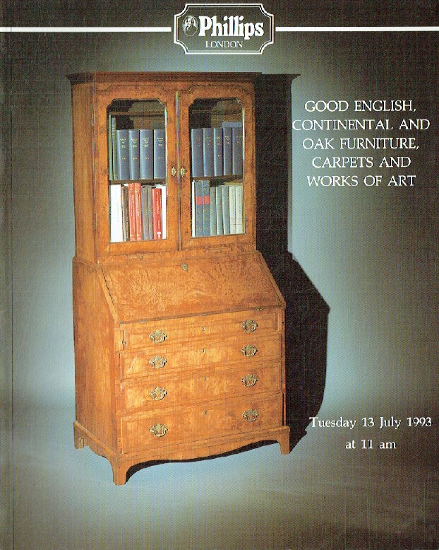 Phillips July 1993 Good English, Continental & Early Oak Furniture, Eastern Carp