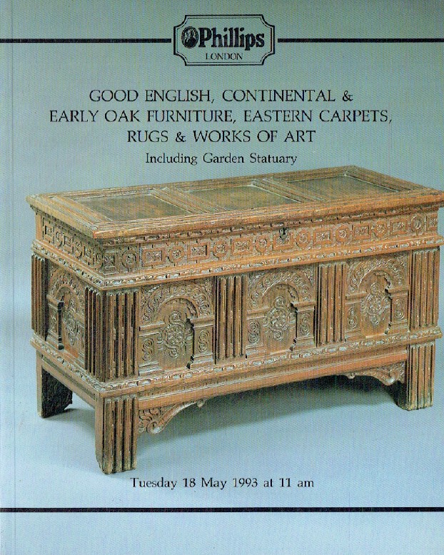 Phillips May 1993 Good English, Continental & Early Oak Furniture, Eastern Carpe