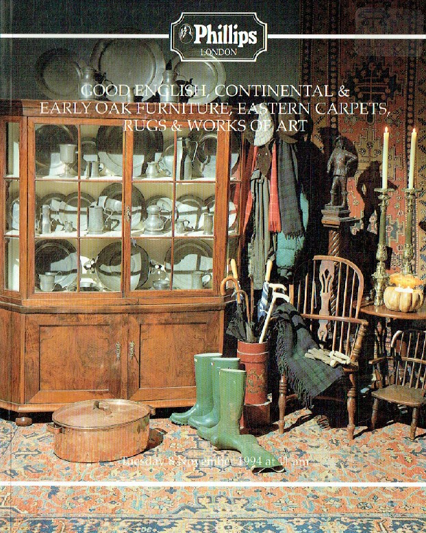 Phillips November 1994 Good English, Continental & Early Oak Furniture, Eastern