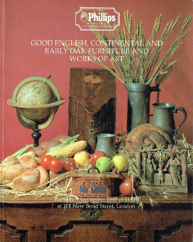Phillips September 1995 Good English, Continental & Early Oak Furniture and Work