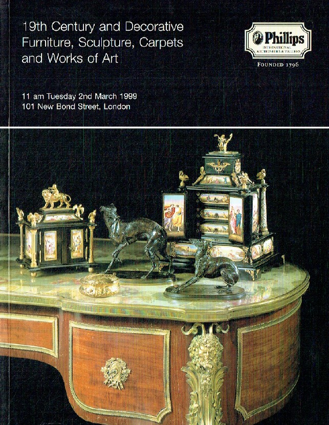 Phillips March 1999 19th Century & Decorative Furniture, Sculpture, Carpets and