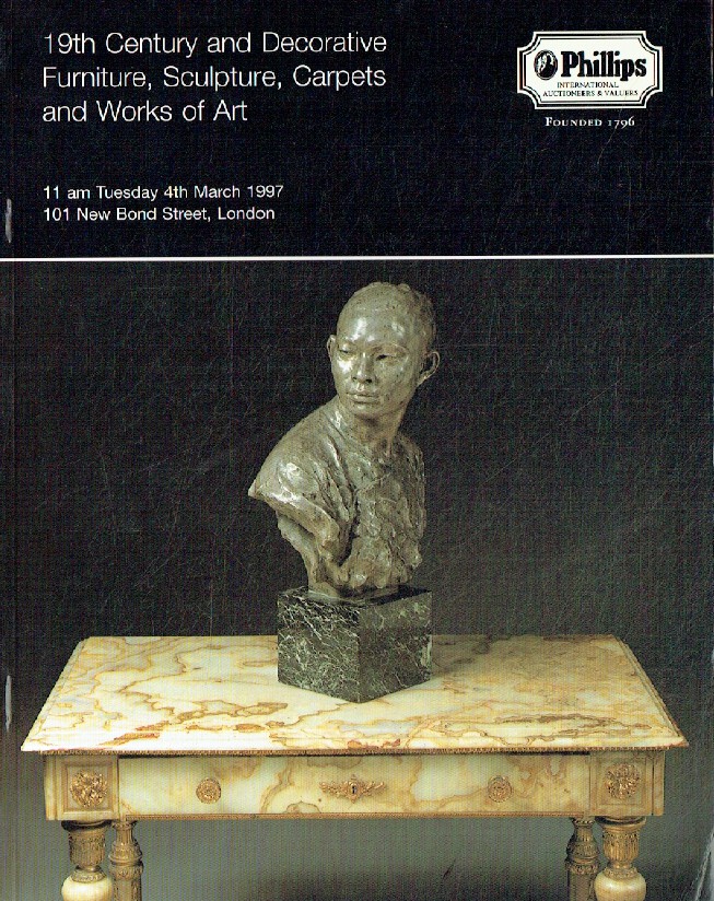 Phillips March 1997 19th Century & Decorative Furniture,Sculpture (Digital only)