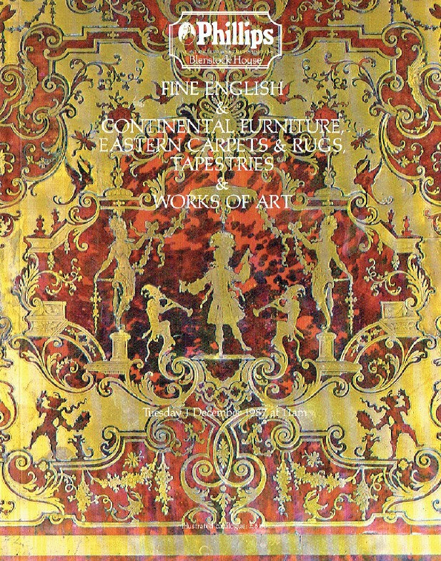 Phillips 1987 Fine English & Continental Furniture,Eastern (Digital only)