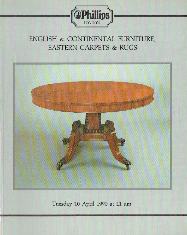 Phillips April 1990 English & Continental Furniture, Eastern Carpets and Rugs
