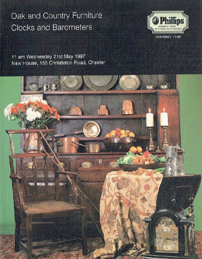 Phillips May 1997 Oak & Country Furniture, Clocks and Barometers