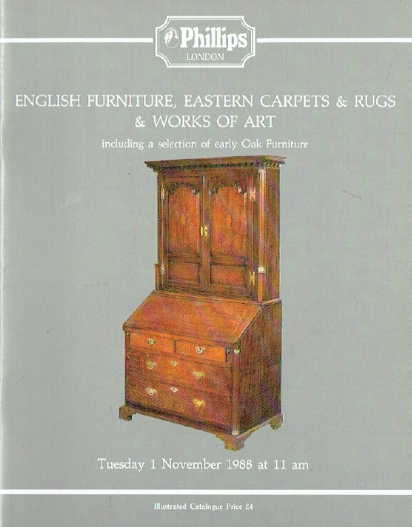 Phillips November 1998 English Furniture, Eastern Carpets & Rugs and Works of Ar