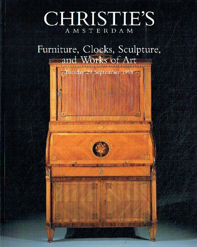 Christies September 1998 Furniture, Clocks, Sculpture & Works of Art - Click Image to Close