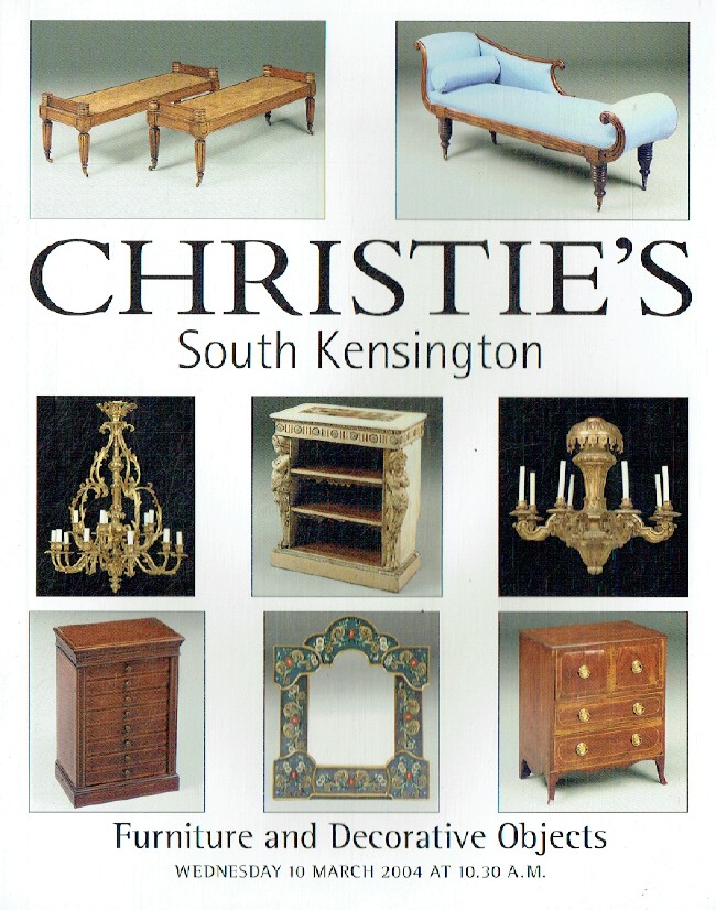 Christies March 2004 Furniture & Decorative Objects
