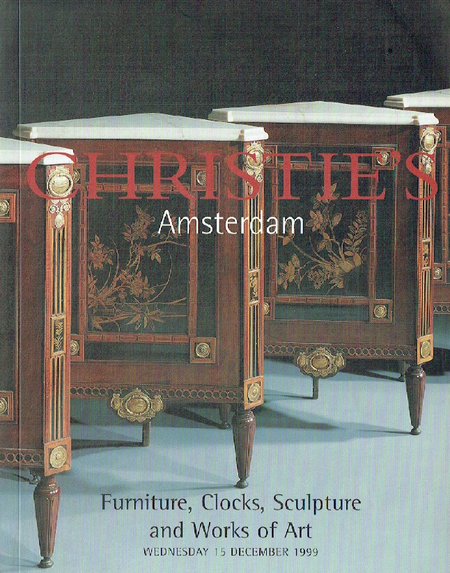 Christies December 1999 Furniture, Clocks Sculpture & Works of Art - Click Image to Close