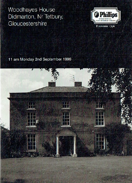 Phillips September 1996 Woodhayes House Didmarton, Nr Tetbury, Gloucestershire