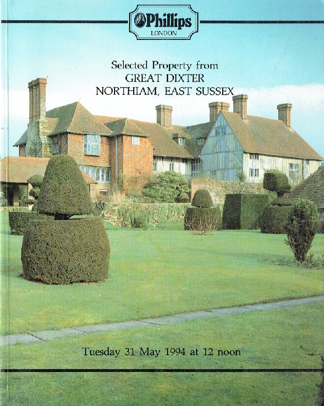 Phillips May 1994 Property from Great Dixter Northiam, East Sussex - Click Image to Close