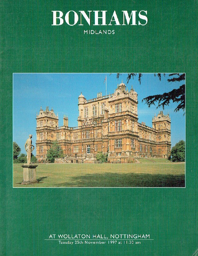 Bonhams November 1997 At Wollaton Hall, Nottingham