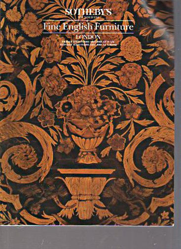 Sothebys 1988 Fine English Furniture