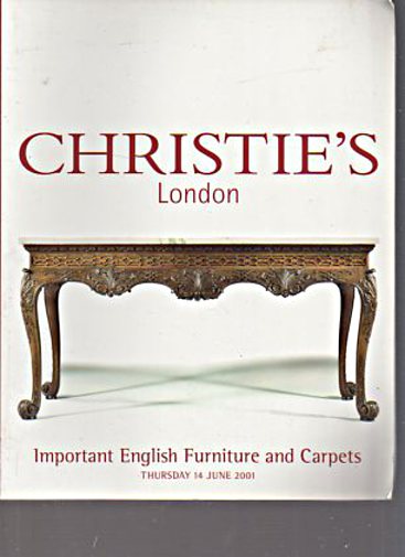 Christies 2001 Important English Furniture, Carpets