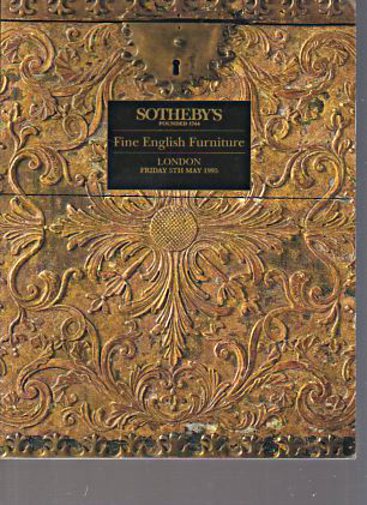 Sothebys 1995 Fine English Furniture