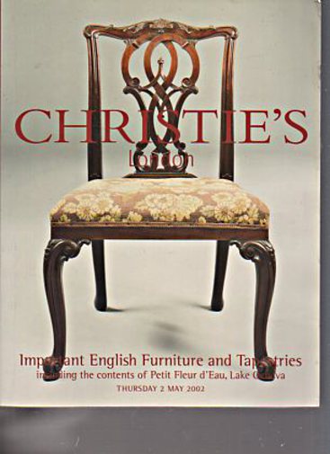 Christies 2002 Important English Furniture, Tapestries