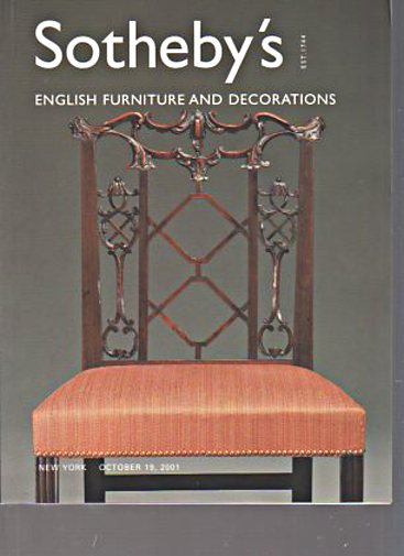Sothebys 2001 English Furniture, Decorations