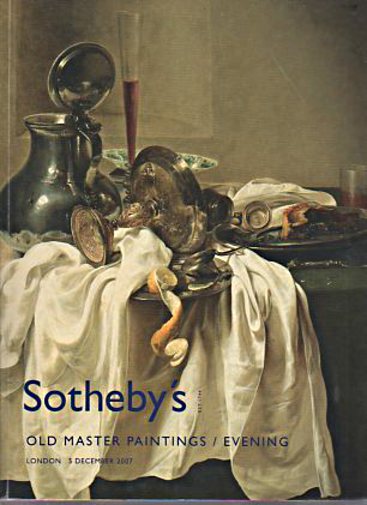 Sothebys December 2007 Old Master Paintings