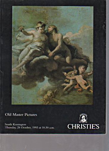 Christies October 1993 Old Master Pictures