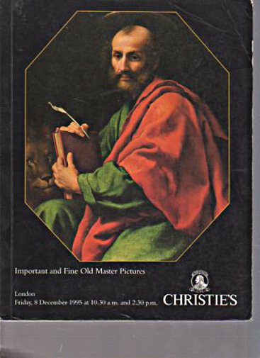 Christies 1995 Important & Fine Old Master Pictures