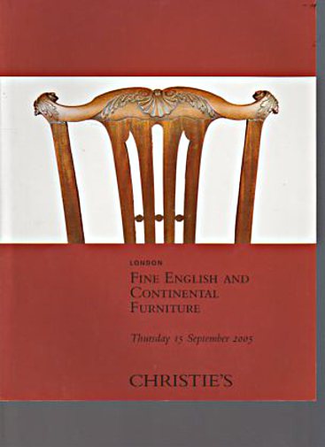 Christies 2005 Fine English & Continental Furniture